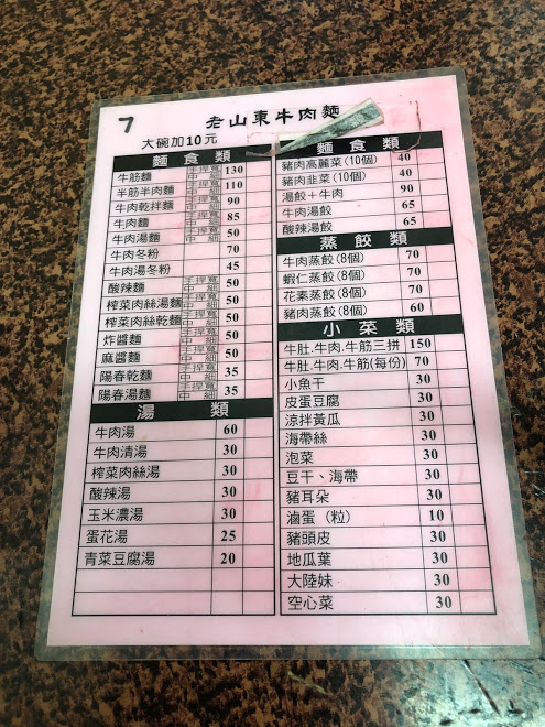 Kaohsiung beef noodles
